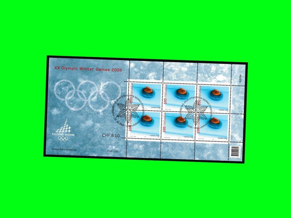 Tutti i francobolli: 2x Bogen" Olympische Spiele Turin" 2006 – Nuovo (secondo la descrizione) da Dübendorf venduto da chiara48 2