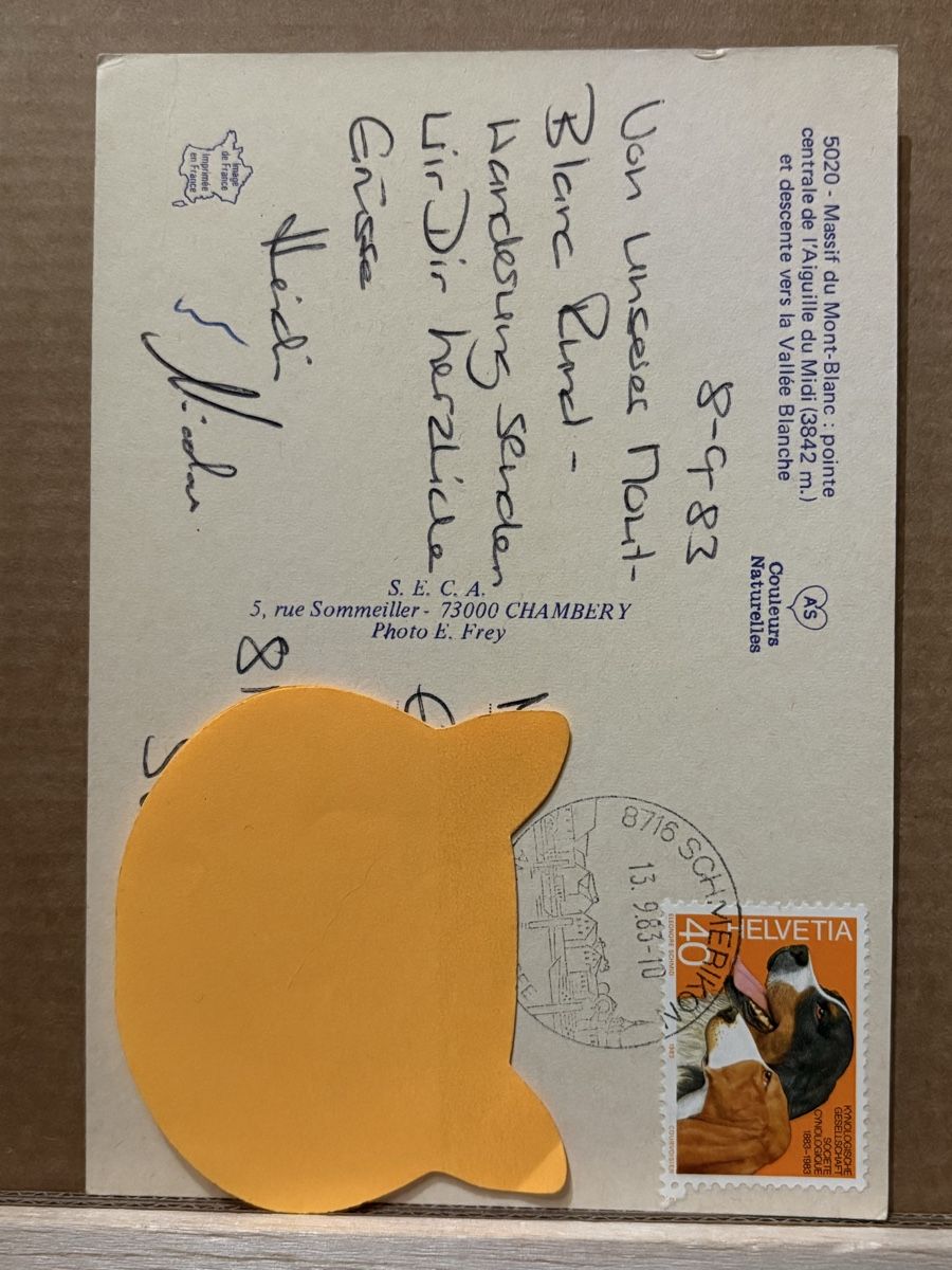 Cartoline postali: AK von Massif du Mont Blanc – Usato da Rümlang venduto da Kartenpost1 1