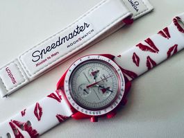 OMEGA x SWATCH Mission to Mars "Red Lips", NO box & papers