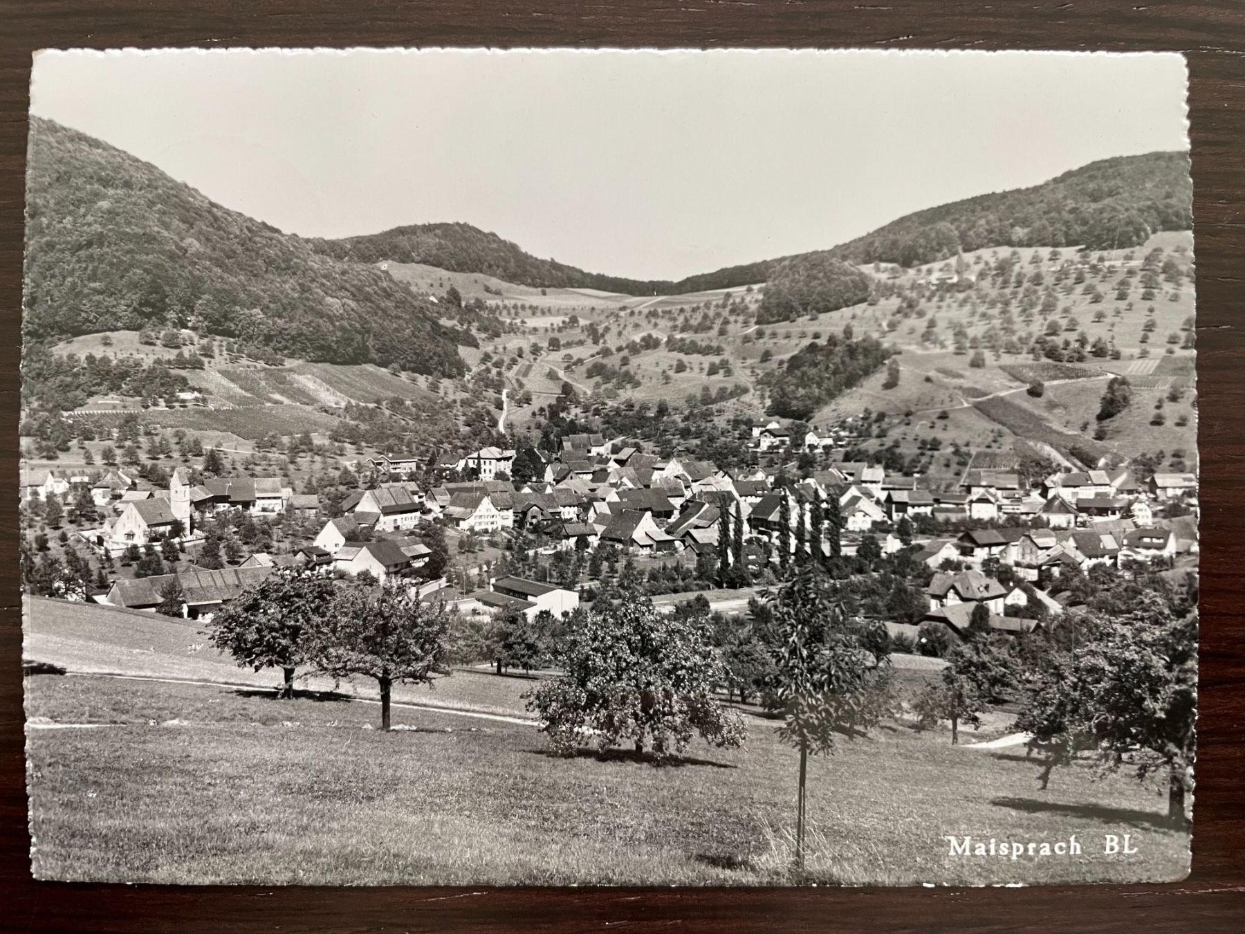 Cartoline postali: MAISPRACH Ortsansicht 1967, Hugo Kopp – Usato da Wald ZH venduto da TLILEF