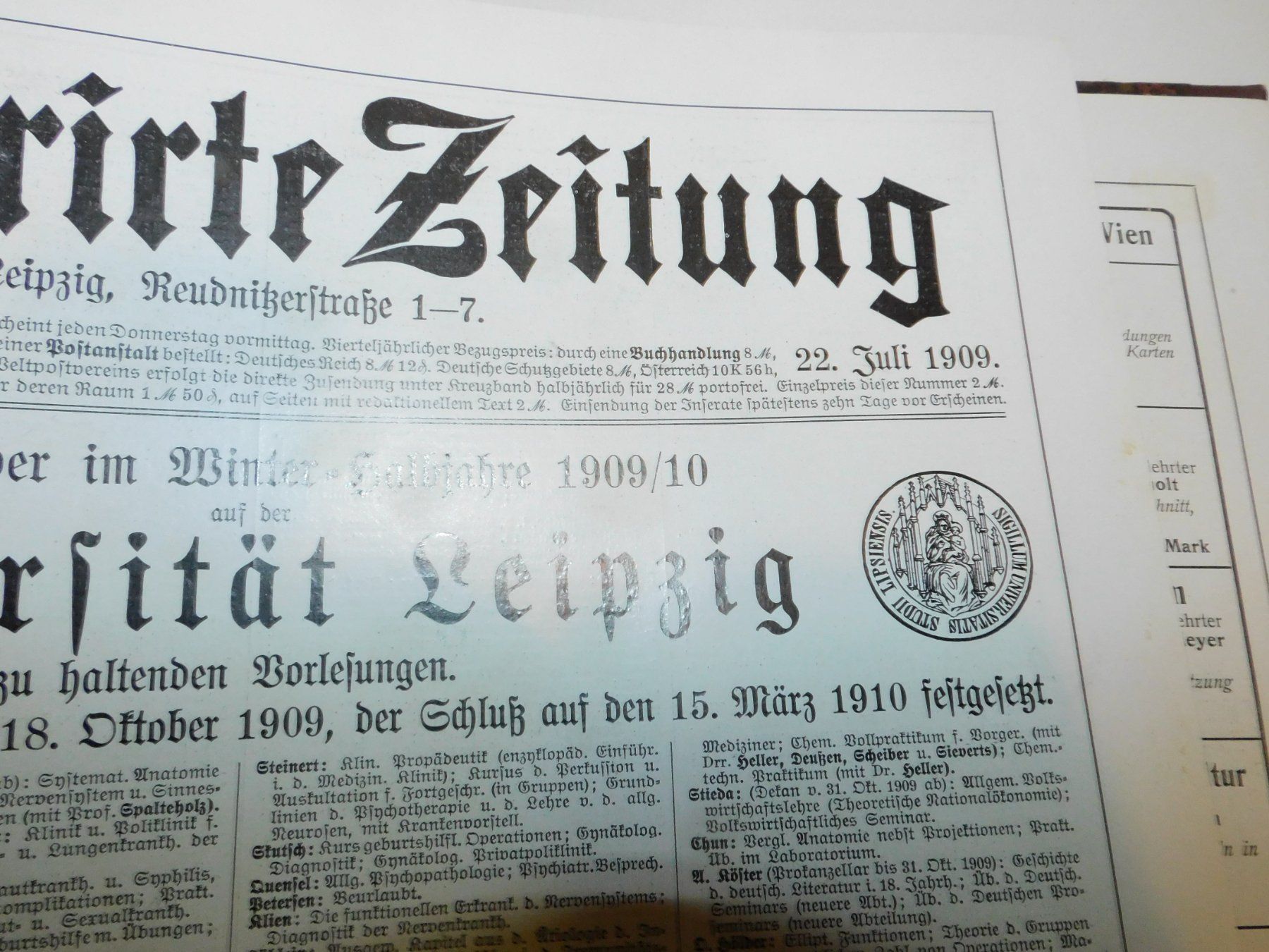 Riviste & Magazine: Illustrierte Zeitung 1909 original Leipzig im Zeichen .. – Usato da Sursee venduto da 76 4