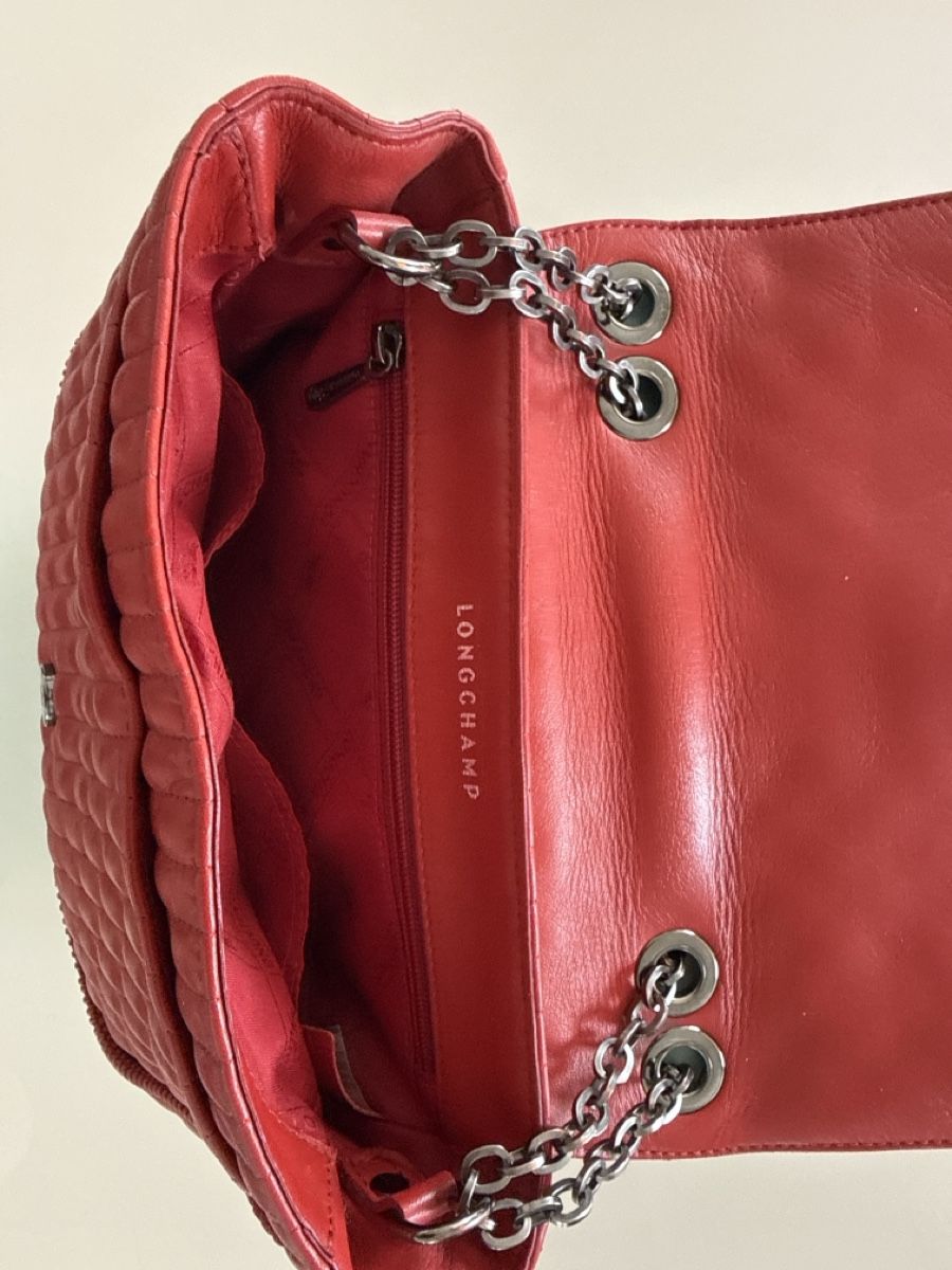 Longchamp Borse da donna: Longchamp women's bag red leather – Usato da Zürich venduto da nad_s27g 1