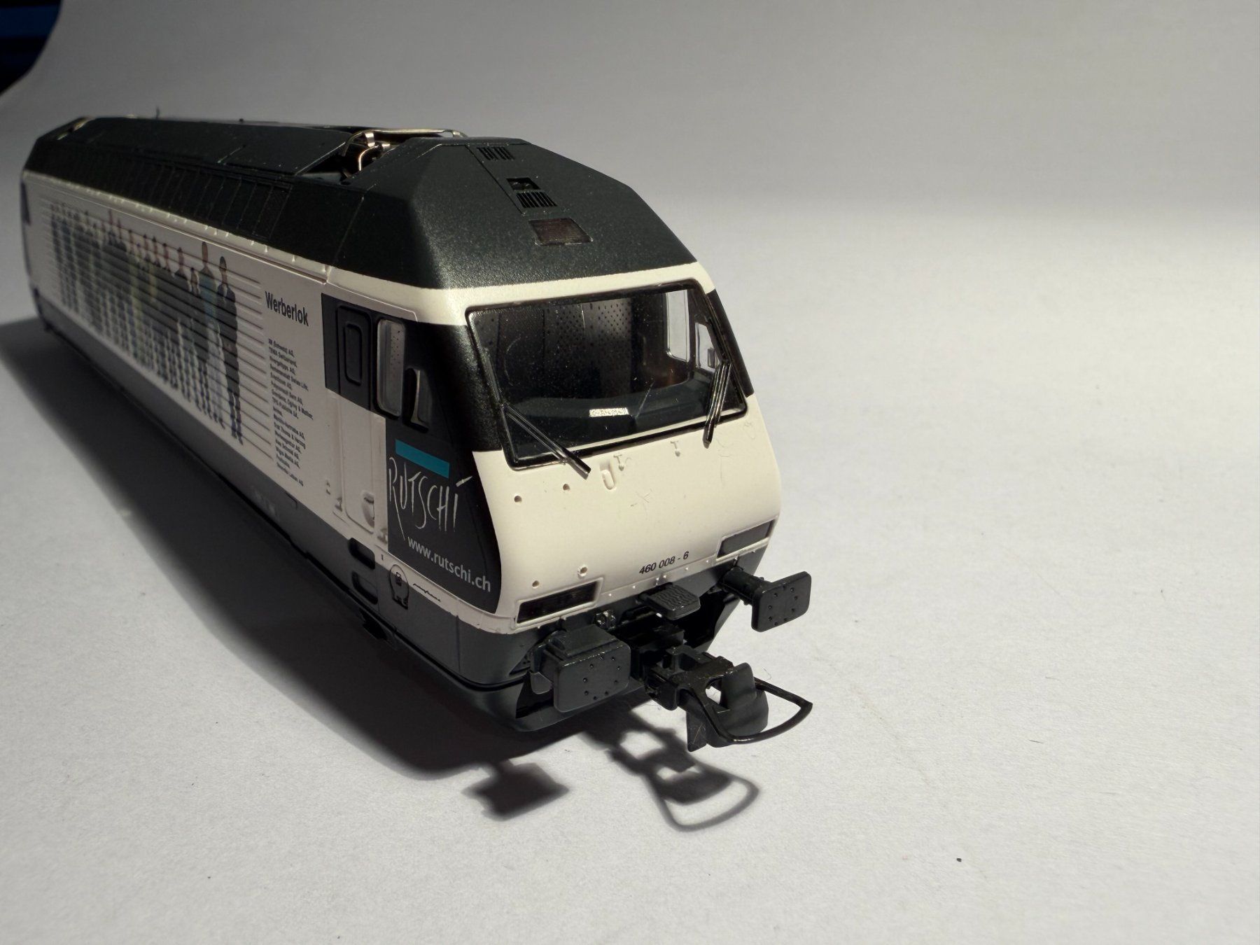 Roco Modelleisenbahnen: ROCO E-Lok SBB RE460 RUTSCHI weiss, AC Digital – Gebraucht aus Buchrain von Modellbahn11 5