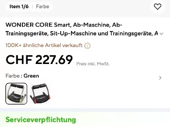 Vélos d'appartement: Bauchtrainer – D'occasion à Neuhaus SG par gmuermaxa 1