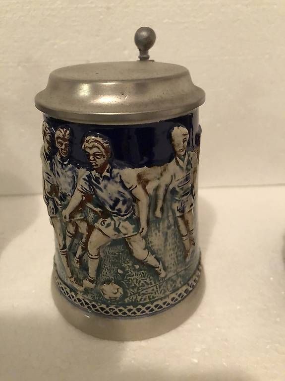 Bicchieri: 3 Bierhumpen mit Deckel – Usato da Bubendorf venduto da Mia111 3