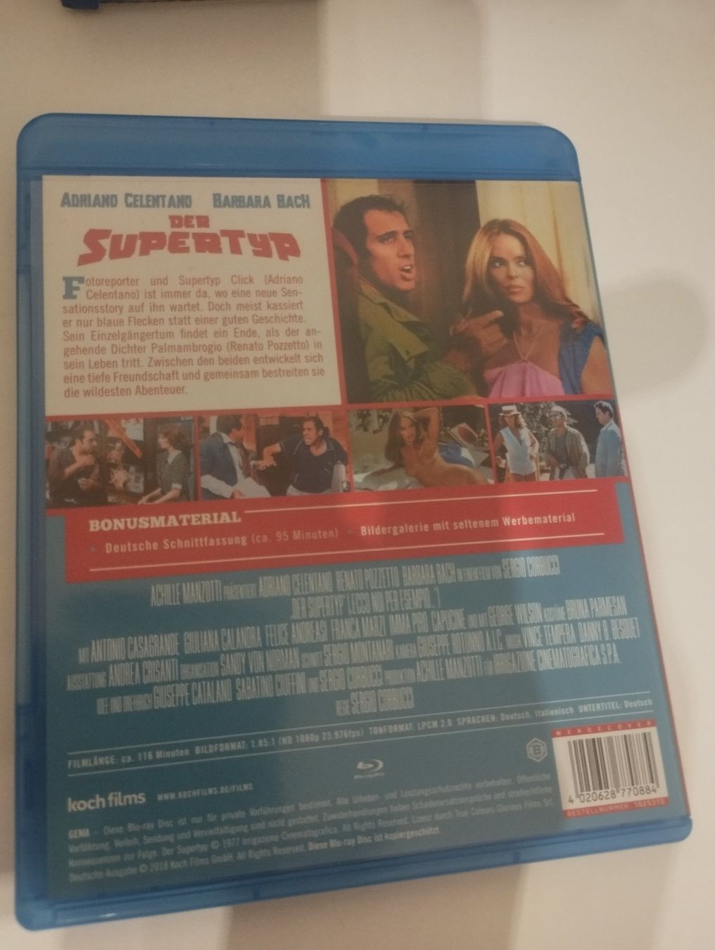 Tutti i DVDs: Der Super Typ Adriano Celentano Barbara Bach – Usato da Steffisburg venduto da AutoFiat 1