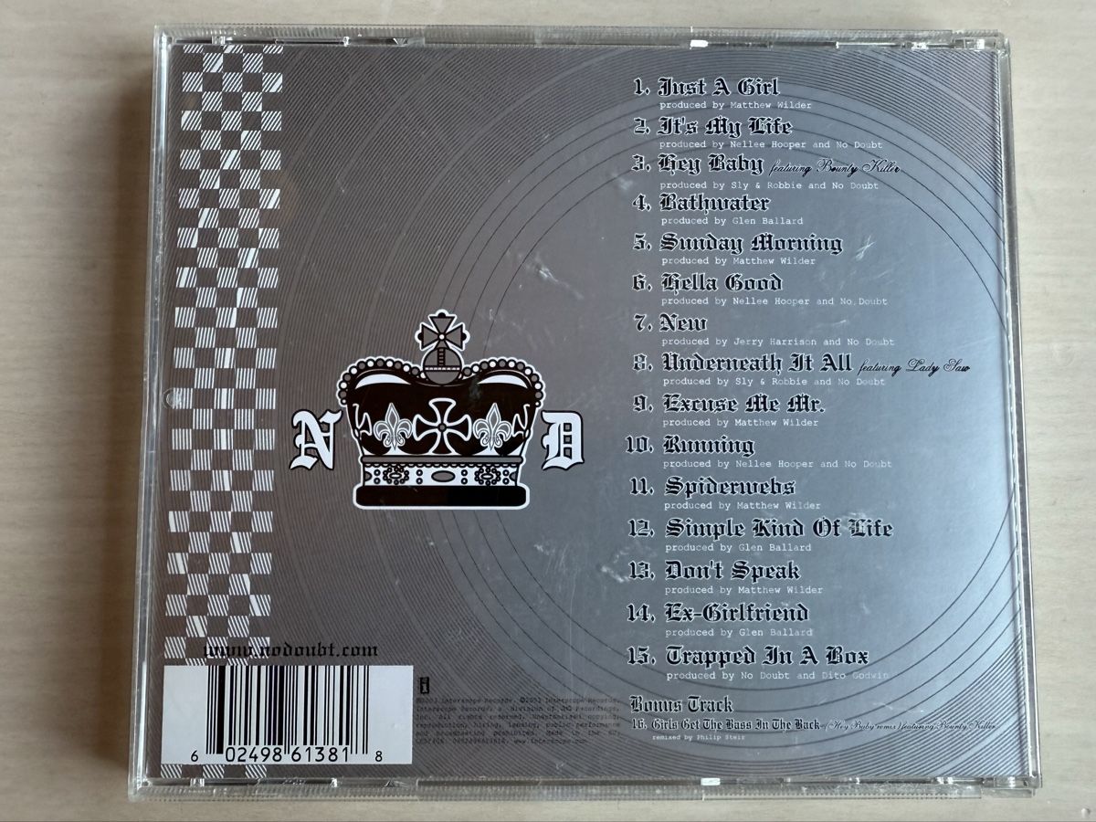 CD: No Doubt - The Singles 1992-2003 CD – Usato da Oberried Brienz venduto da Chyara 1