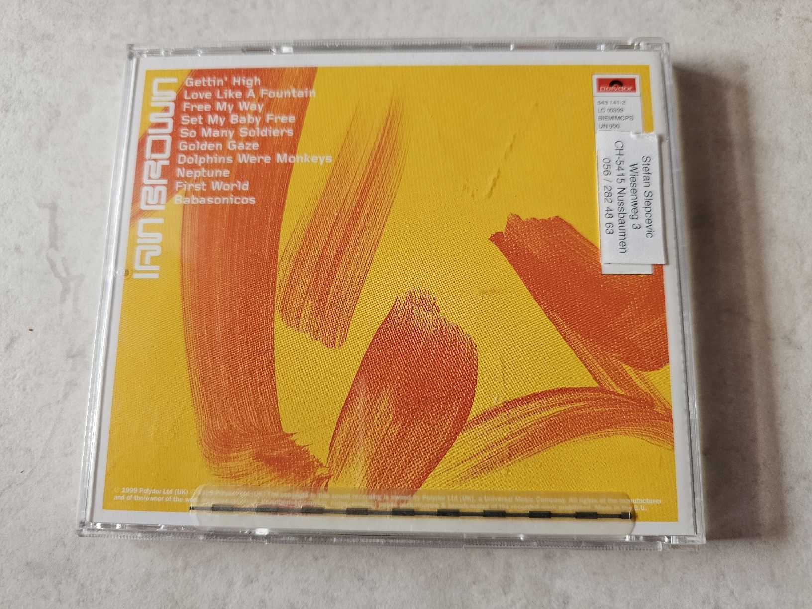 CD: Ian Brown  -  Golden Greats – Usato da Schneisingen venduto da backstore24 1
