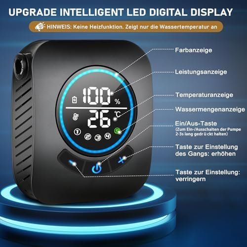 Docce: Camping Dusche 8000mAh Campingdusche Tragbare Pumpe Mobile – Nuovo e nell'imballaggio originale da Hundwil venduto da Stallone5 3