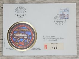 CL01 Enveloppe + Timbre Suisse 1982