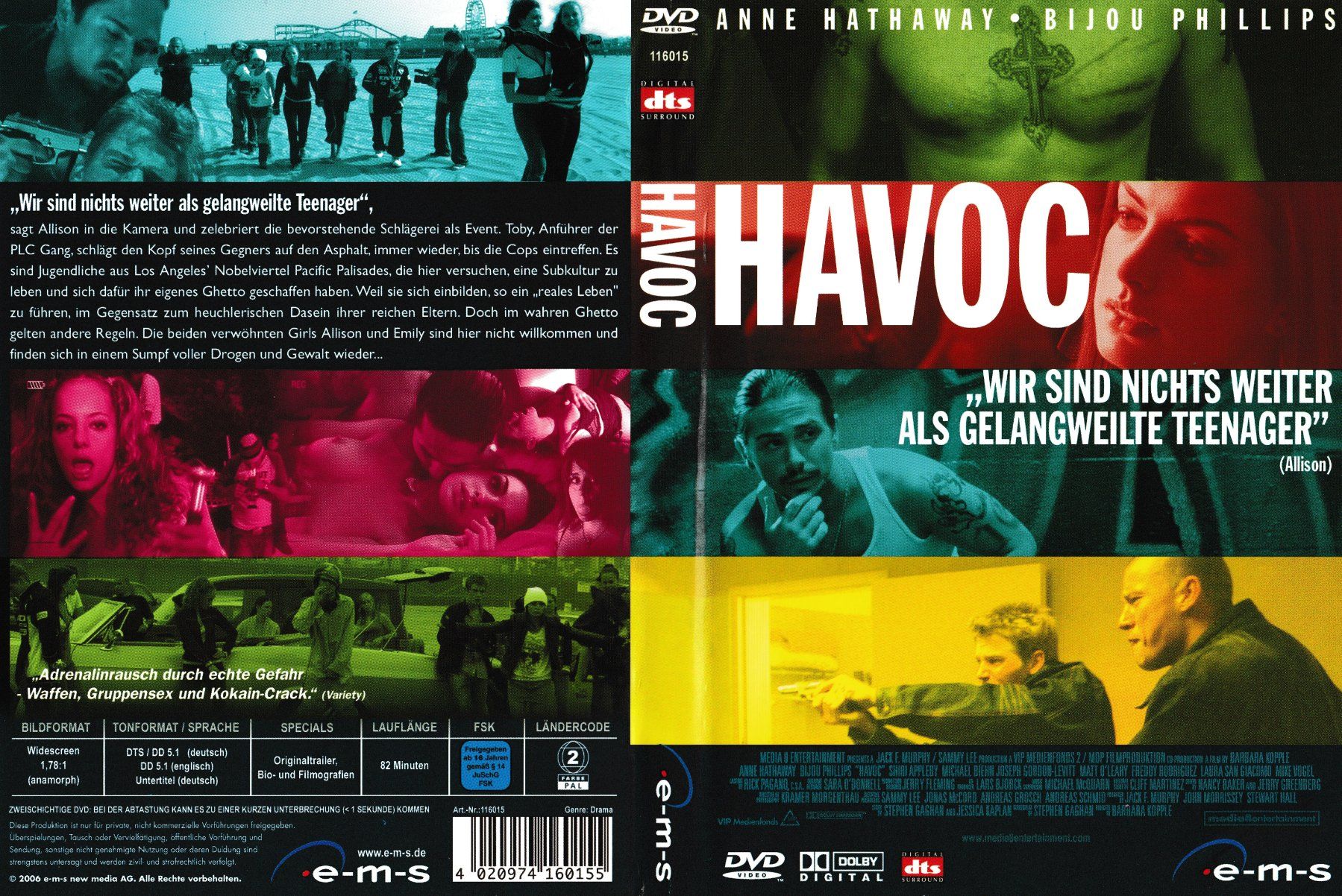 Alle DVDs: DVD - Havoc – Gebraucht aus Langnau am Albis von MediaRescuerKeLoX