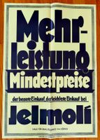 Vintage Jelmoli Zürich Ausverkauf Poster - 30er Jahre