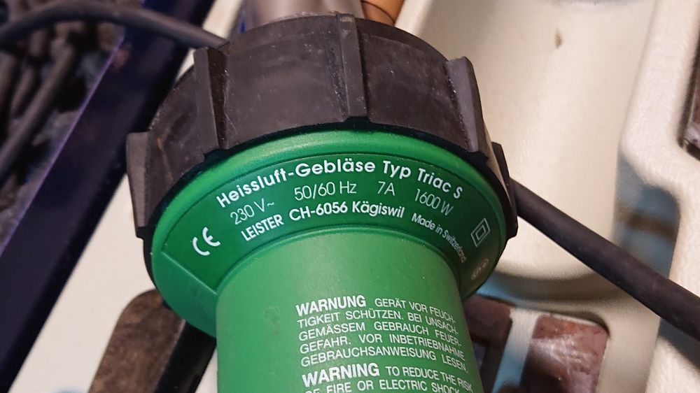 Heizelement Patrone Für LEISTER Heißluftpistole Triac S & Diode - 230V 1550 Watt