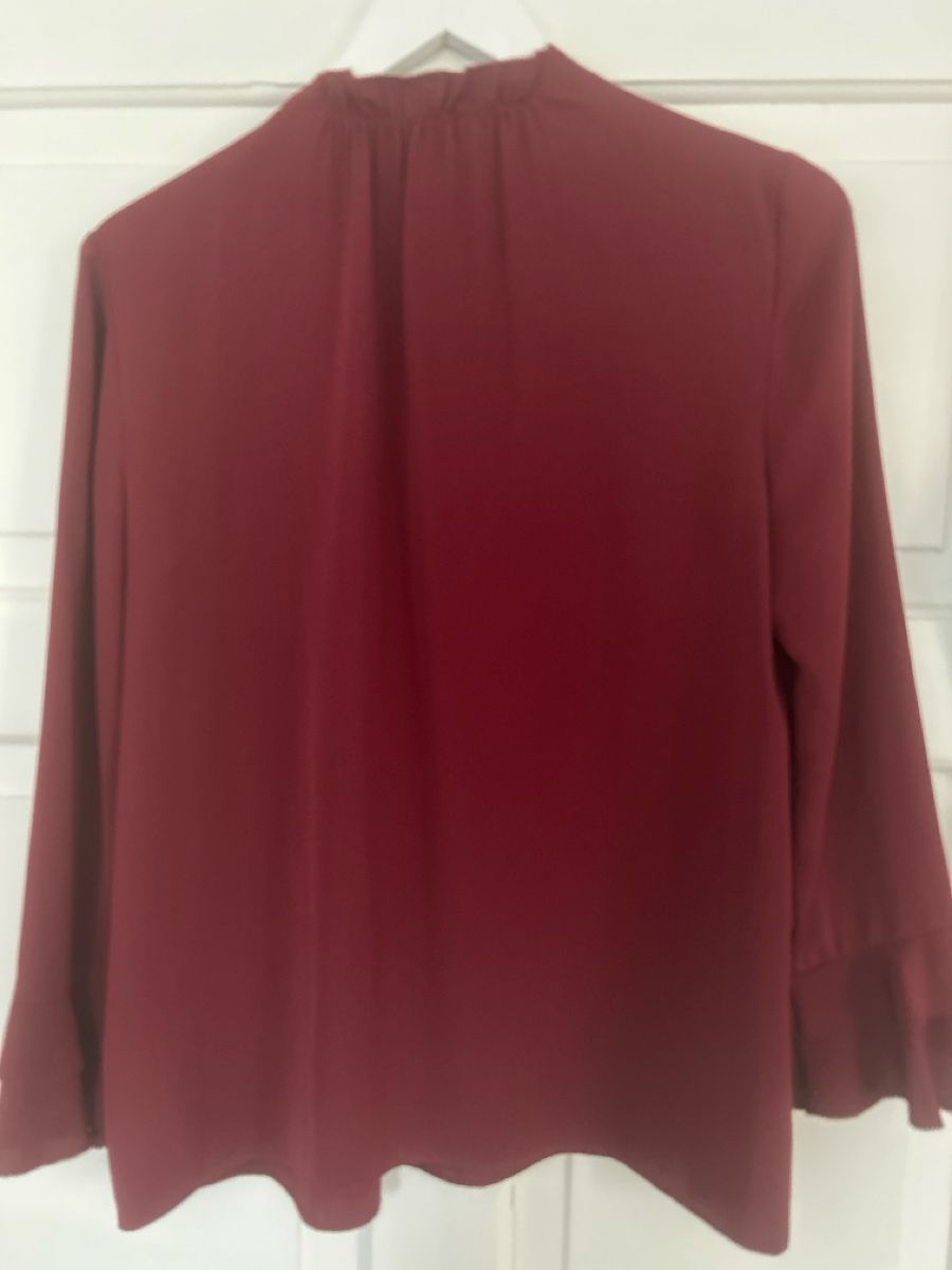Camicette: Hobbs Bluse Weinrot Grösse 36 / S Festlich Elegant – Usato da Herisau venduto da Renee30 3