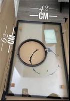 Glasscheibe Katzenklappe