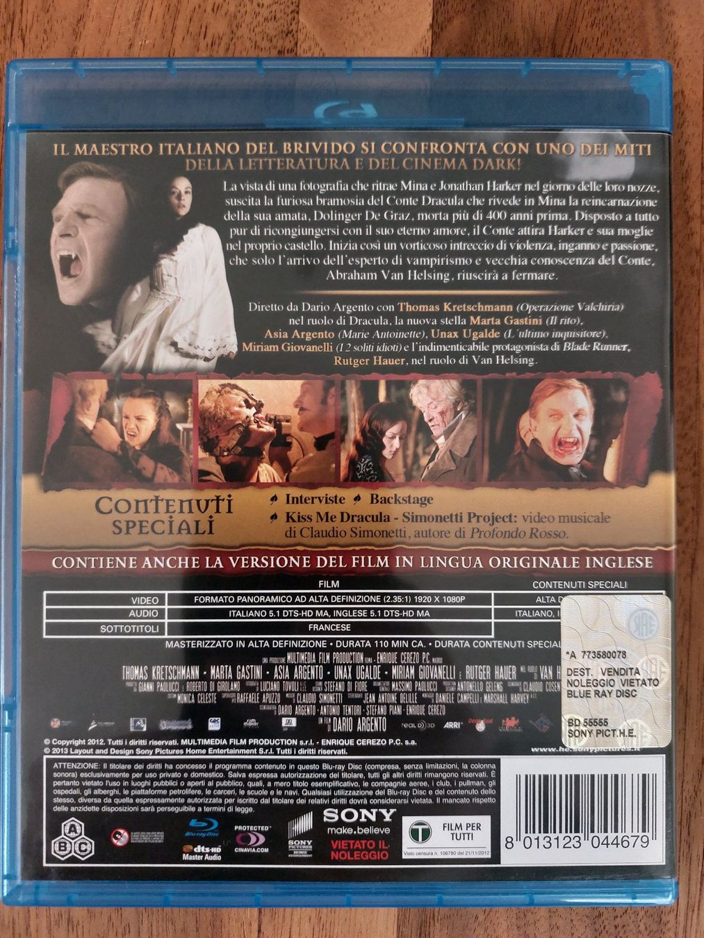 Tutti i DVDs: Blu  Ray - Dario Argentos Dracula – Usato da Rheinfelden venduto da FilmAuktion 1