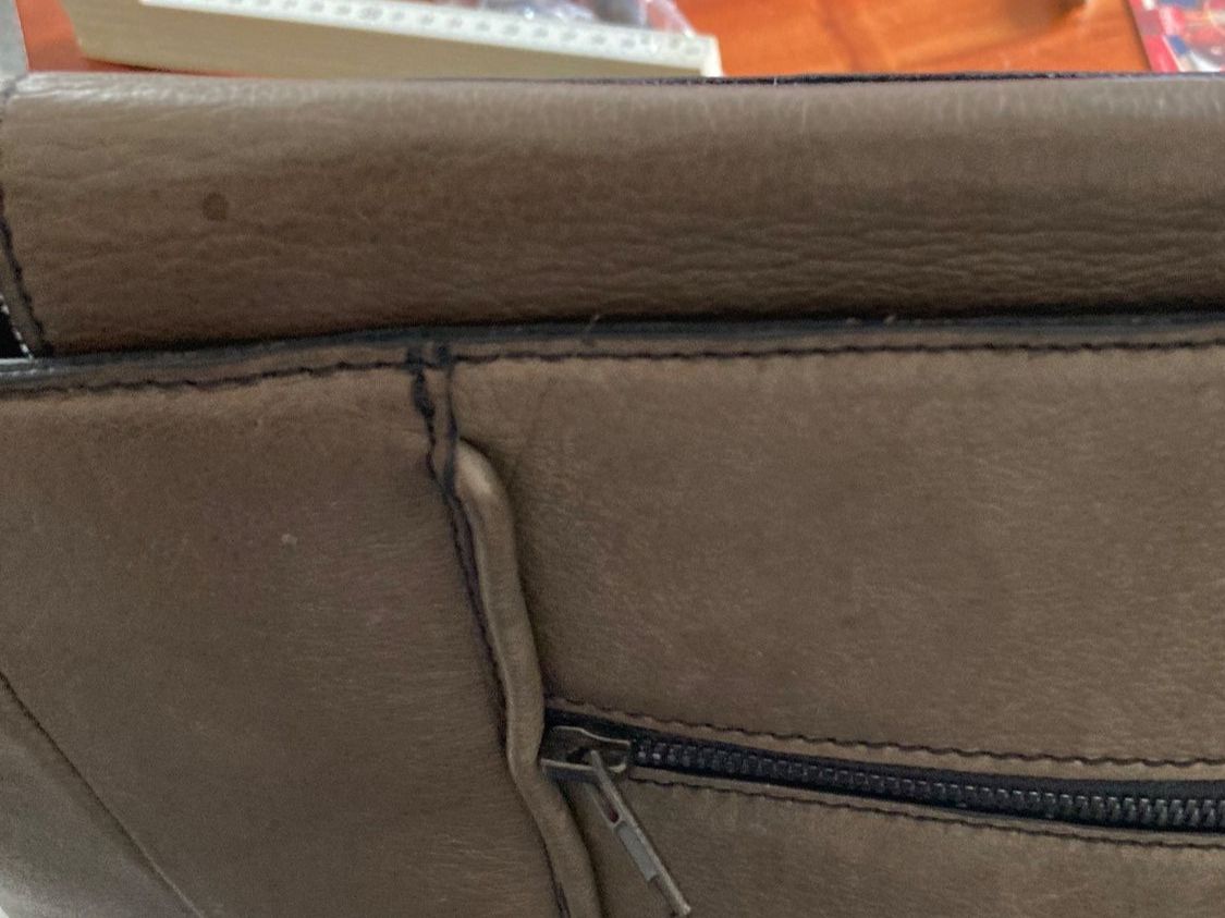 Marc O'Polo Borse da donna: Schulter-Ledertasche Marc O'Polo – Usato da Eschenbach SG venduto da verbascum 7