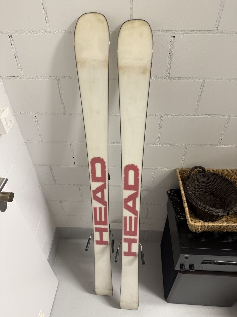 Head Sci: Ski Head mit Bindung weiss rot gebraucht – Usato da Boniswil venduto da LS170893 1