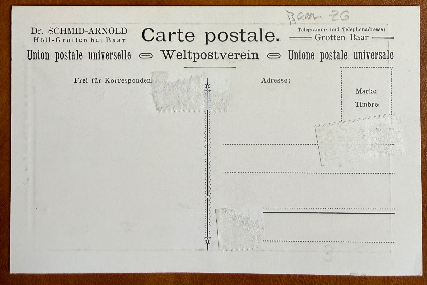 Cartoline postali: Baar - Tropfsteingrotten "Zauberschloss" AK – Usato da Lutry venduto da Ediego 1