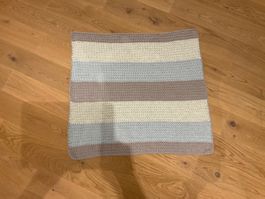 Handgehäkelte Babydecke ca. 74 x 68 cm Bebe-Decke Handarbeit
