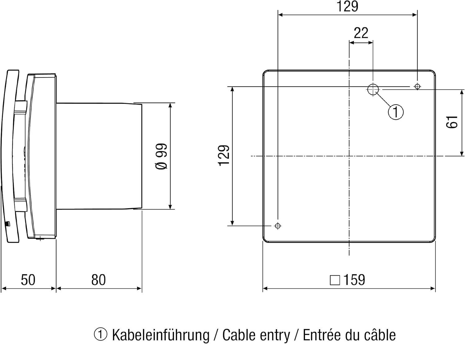 Helios Ventilatori: Maico ECA100 ipro KH Kleinraumventilator – Nuovo e nell'imballaggio originale da Bottighofen venduto da zaap 3