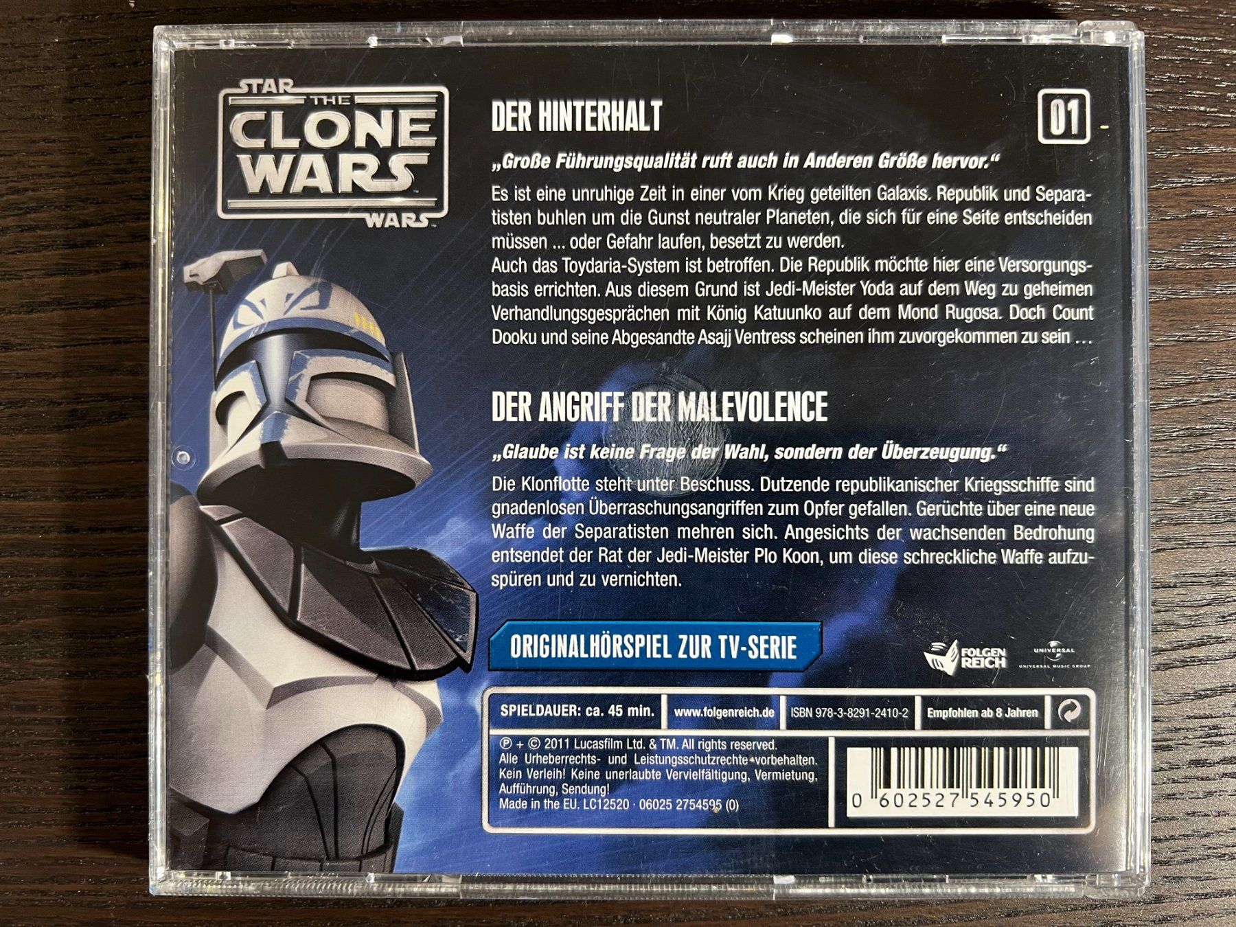 Audiolibri: Star Wars - The Clone Wars 01 – Usato da Zürich venduto da F84 1