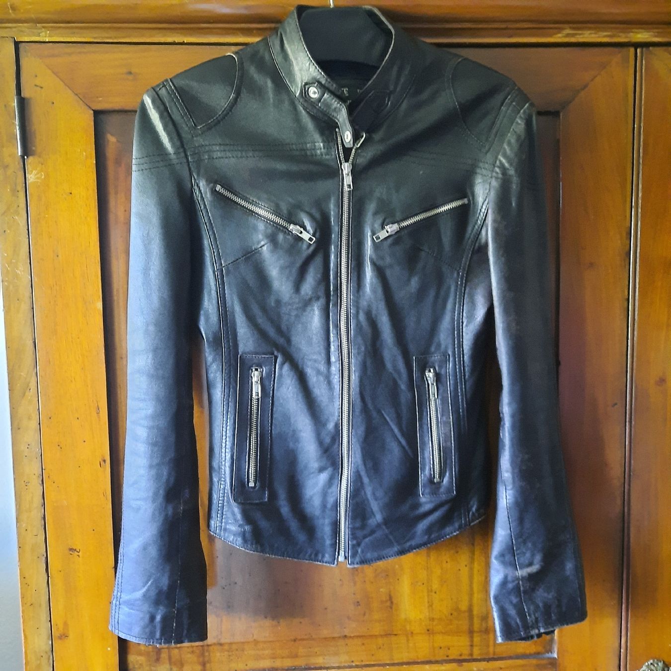 Vestes: Lederjacke Vintage – D'occasion à Mönchaltorf par Espressina 3