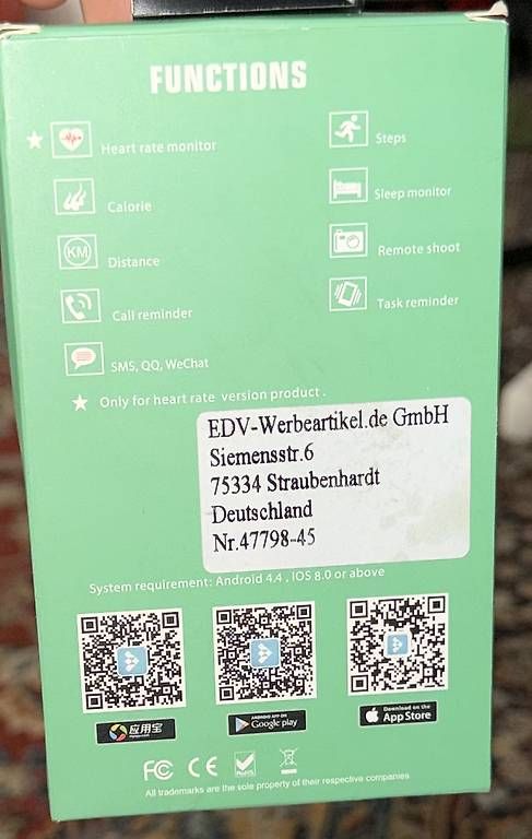 Smartwatch: SMART BRACELET – Gebraucht aus Castione von mom_f6jd 3