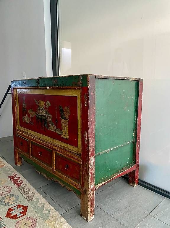 Commodes: Commode tibétaine original – D'occasion à St-Aubin-Sauges par ant_j9vt 1