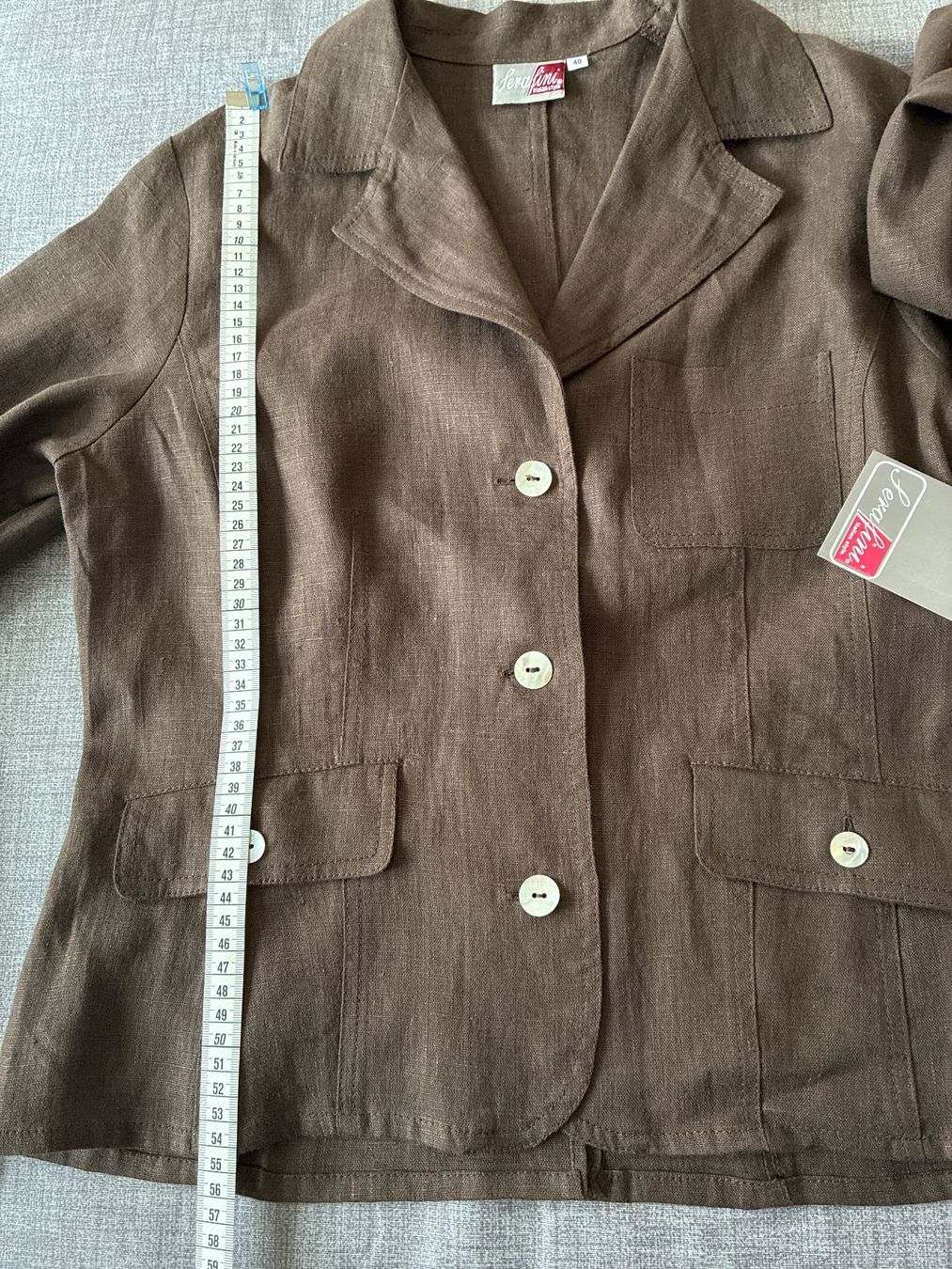 Giacche: Leinenblusenjacke  von Serafini Gr 38/40 – Nuovo (secondo la descrizione) da Davos Platz venduto da nanigl 7