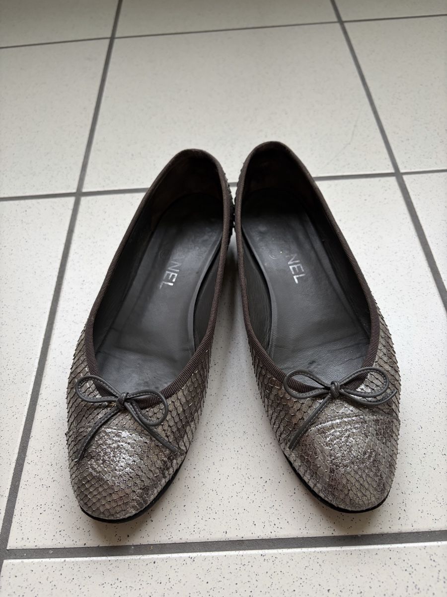Chanel Damenschuhe: Chanel python ballerinas 38.5C – Gebraucht aus Zürich von nat_k