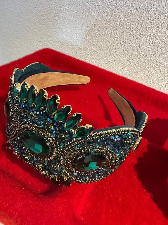 Accessori per capelli: Haarreif Nr. 3 grün – Nuovo e nell'imballaggio originale da Luzern venduto da Brokiland 1