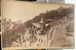 St Beatenberg la gare foto 10 x 16 fine 1800 Moegie Fotograf