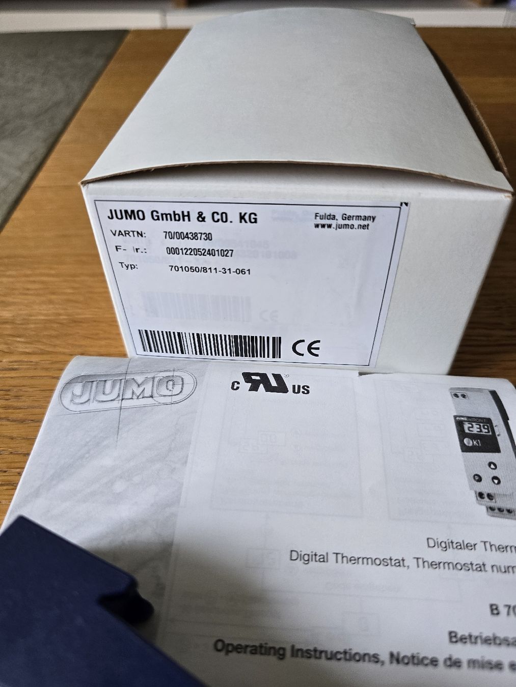 Messen: JUMO eTRON T Digitaler Temperaturregler – Neu und originalverpackt aus Uster von DuVaekkedeMig 3