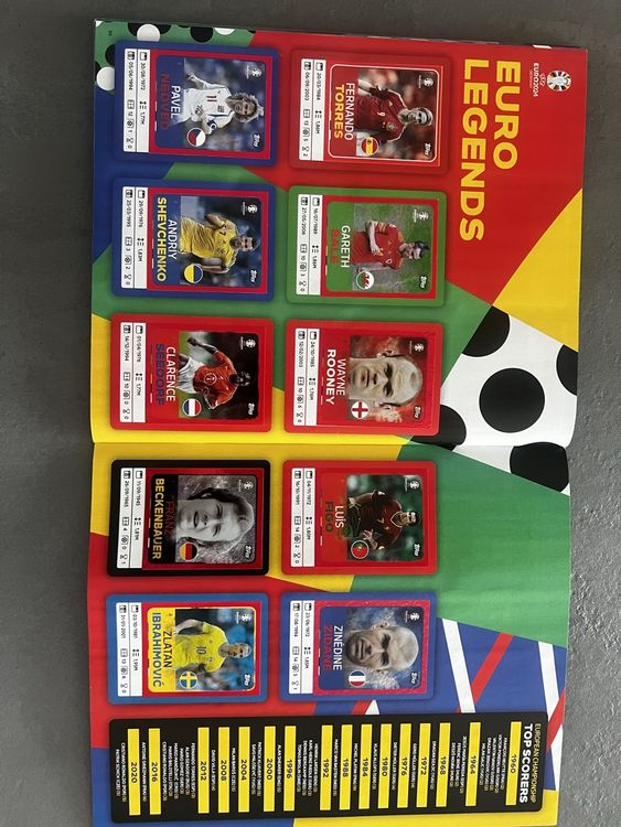 Autocollants Officiels Topps UEFA Euro 2024 - Joueurs Et Stades, Choix De 5 Ou 10 Stickers