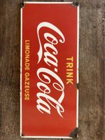 Coca-Cola Emaille Vintage gebrauchter Zustand