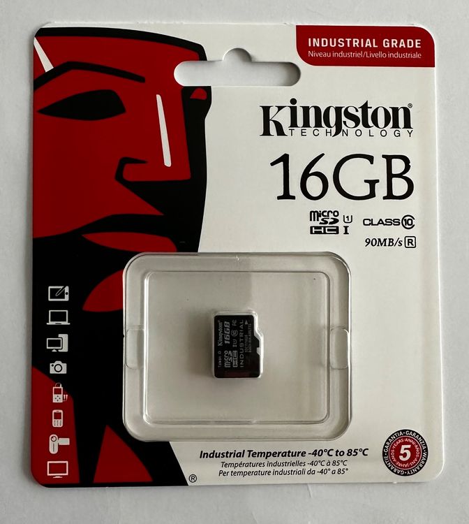 Kingston Industrial microSD 16GB NEU | Kaufen auf Ricardo