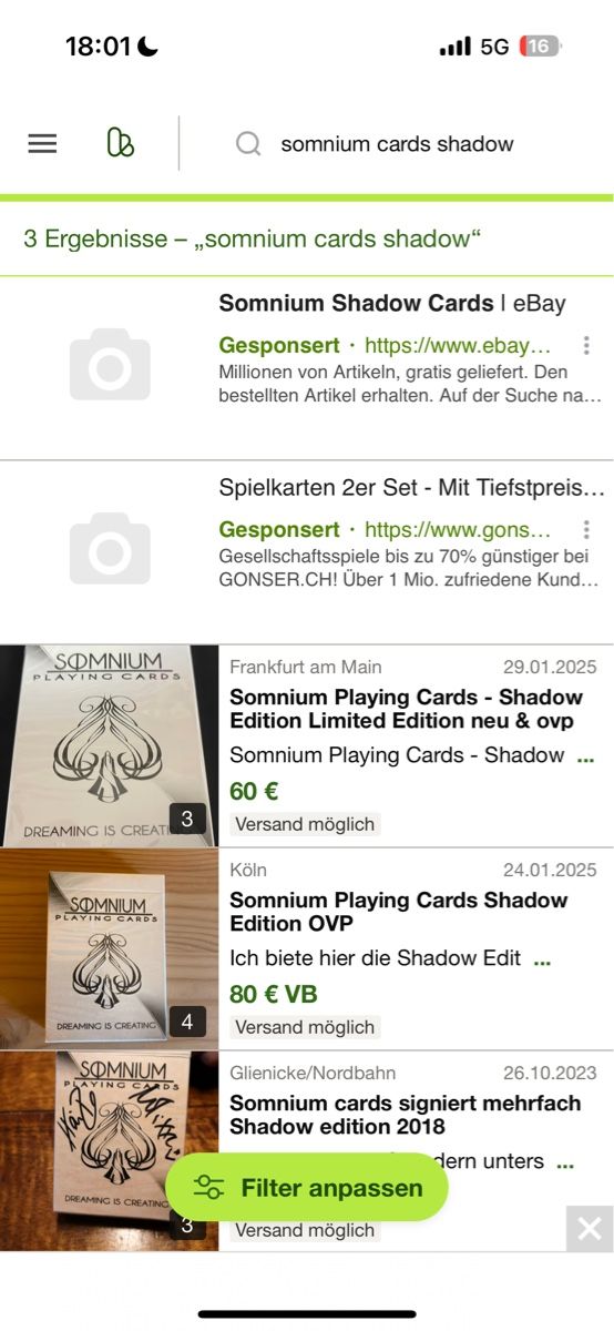 Spiele: Somnium Shadow Edition Spezial-Deckschachtel – Neu (gemäss Beschreibung) aus Aarberg von gocardz.shop 6