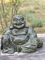 Grosser Lachender Buddha /Jade