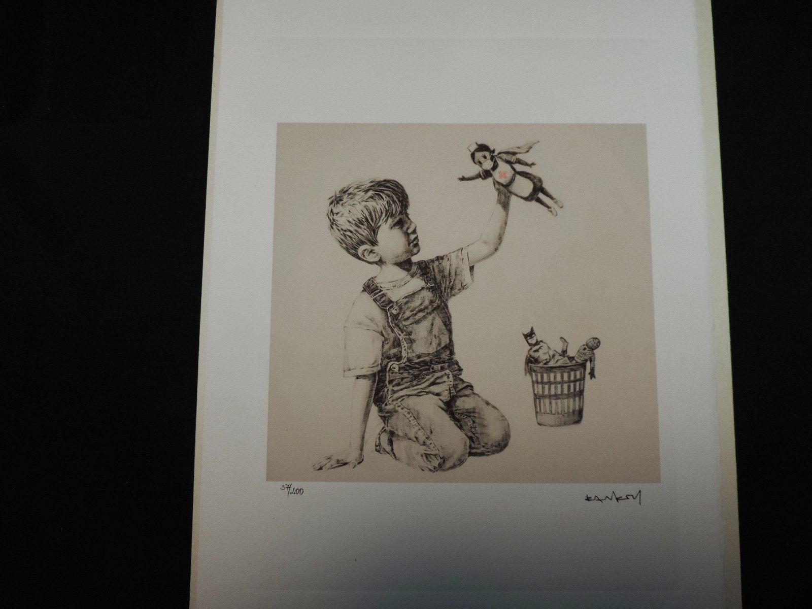 Grafiken & Lithographien: Banksy Litho "Game Changer" – Neu und originalverpackt aus Duggingen von roterbambus 2