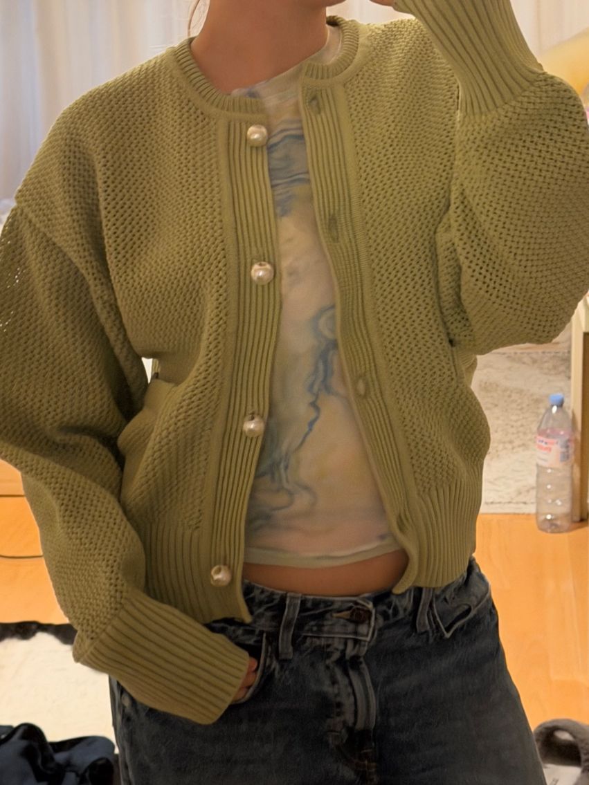 Giacche: Green cardigan – Nuovo (secondo la descrizione) da Zürich venduto da sad_rd9w