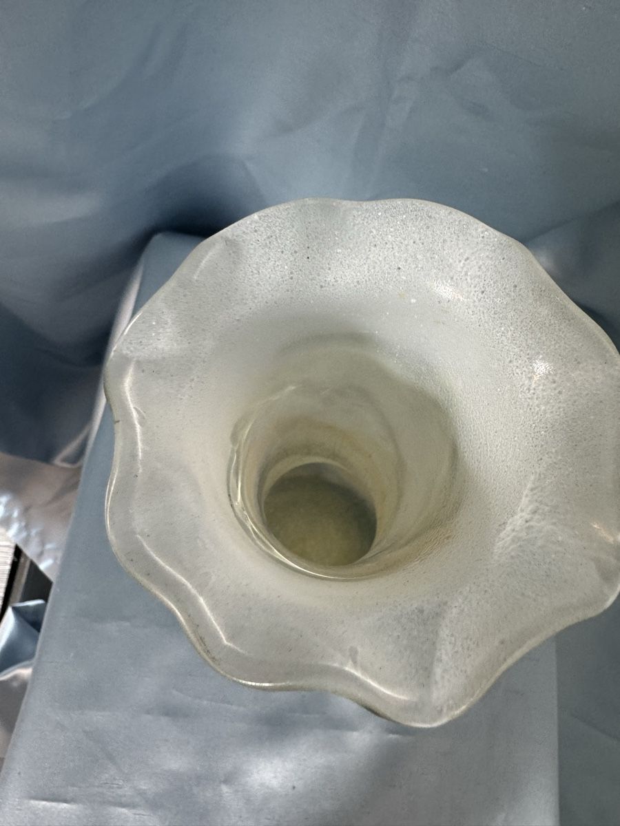 Vasi & Recipienti: Kunst Vase Glas, Handarbeit, 23 cm     IK ## – Usato da Grenchen venduto da swiss.antiques 2