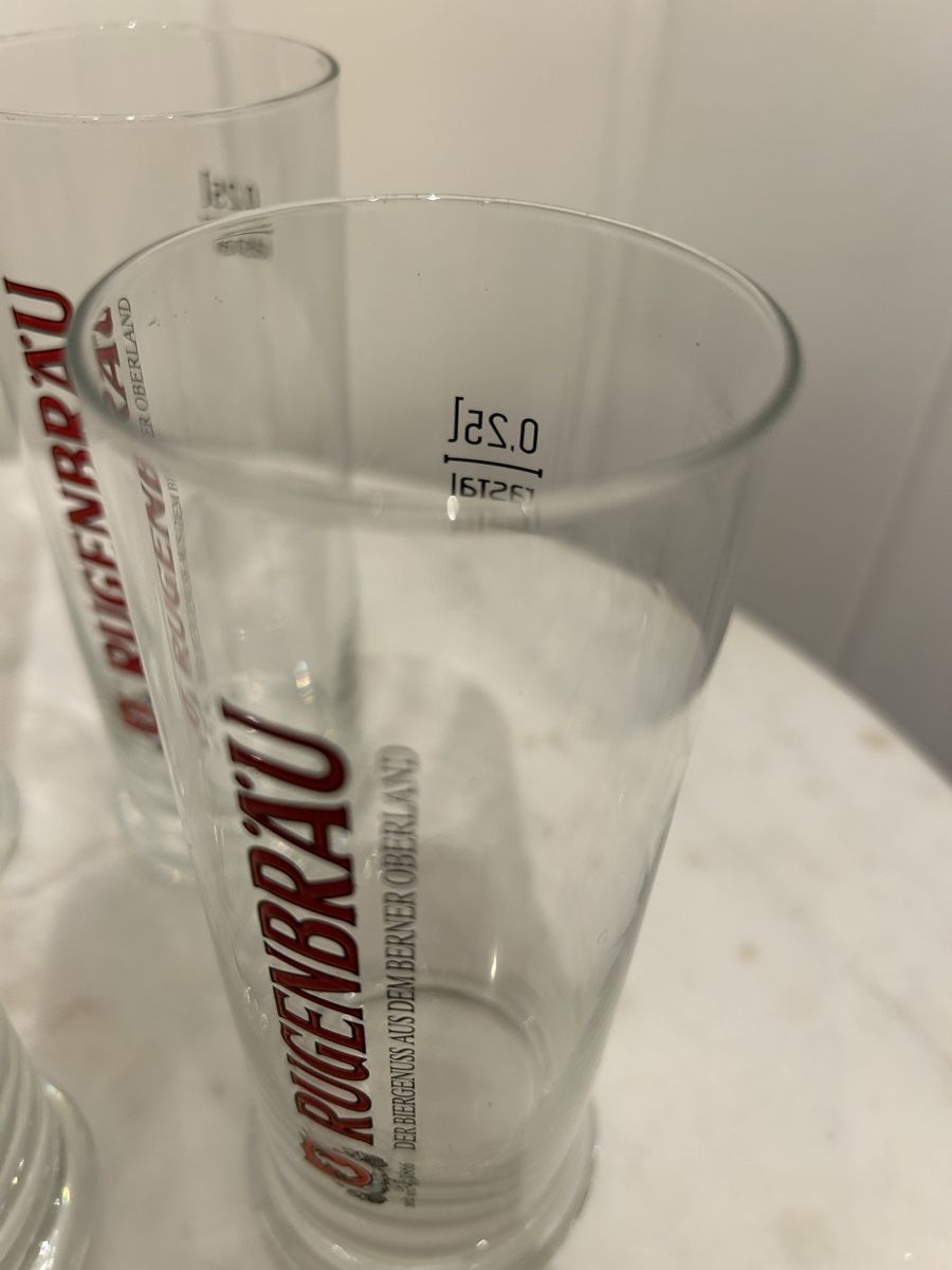 Bicchieri: Rugenbräu Bierglaeser, 4 Stk! – Usato da Gunten venduto da starfish3 2