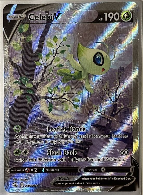 CELEBI V ALT ART 245/264 FUSION STRIKE POKEMON KARTE Kaufen auf Ricardo