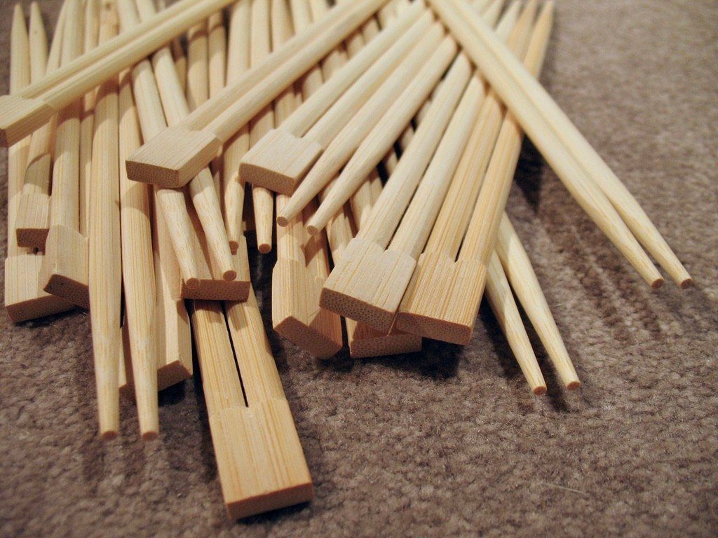 Bestecksets: Bambus Einweg Ess-Stäbchen Chop Sticks stabil nachhaltig – Neu (gemäss Beschreibung) aus Wil ZH von Arbolero 6