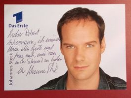 Johannes Steck Autogramm signiert Fotopostkarte 10x15cm
