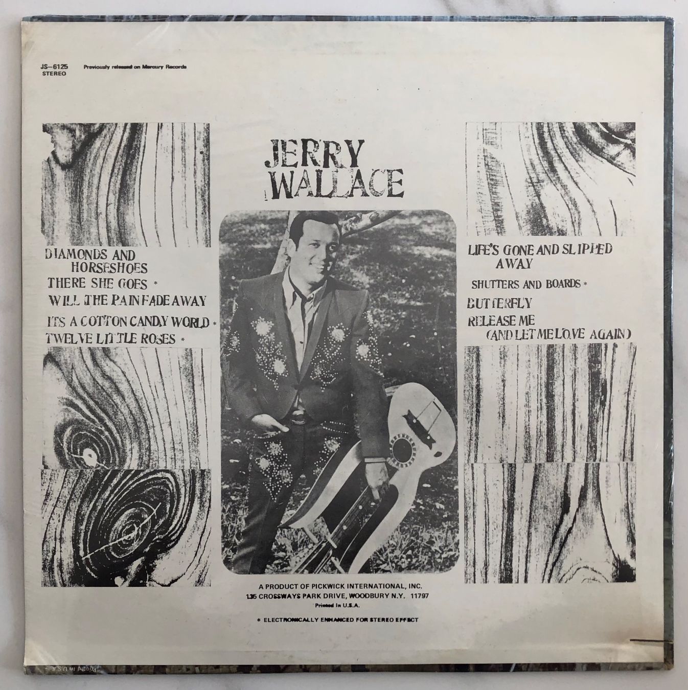 Dischi in vinile: JERRY WALLACE - SHUTTERS AND BOARDS – Nuovo e nell'imballaggio originale da Poliez-Pittet venduto da Newtown-Records 1