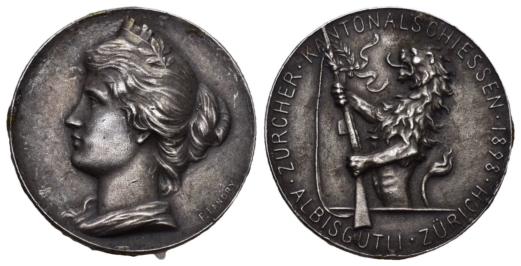 Médailles: Albisgütli 1898 – D'occasion à Bern par numismatictops