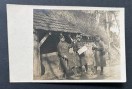 Allschwil  BL/Militär, Gruppe: Koller, Bäggli, Matter 1917