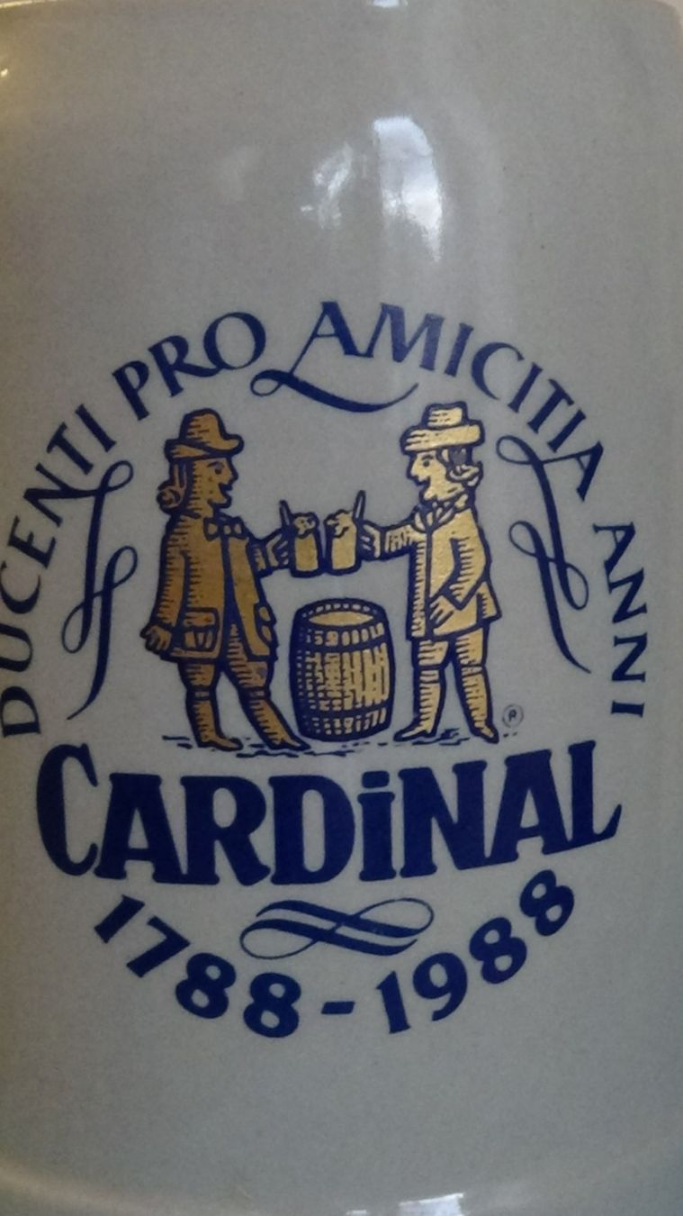 Cardinal Bicchieri: Bierkrug Cardinal 1788 - 1988 – Usato da Wiedlisbach venduto da Bobesch10 3